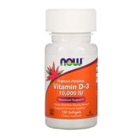 Now Витамин D-3 10000 IU 120 капсул