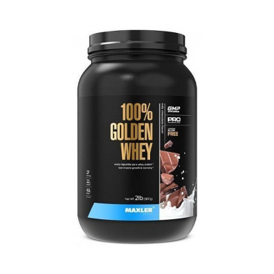 Maxler 100% Golden Whey Protein Milk Chocolate 2 lbs 900г фото 1