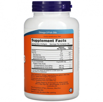 Now Foods Omega 3 фото 1