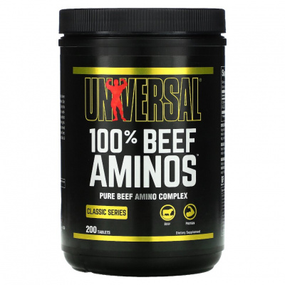 100% Beef aminos 200 таблеток фото 0