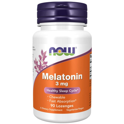 Now Мелатонин, 3 мг, 90 таблеток фото 1