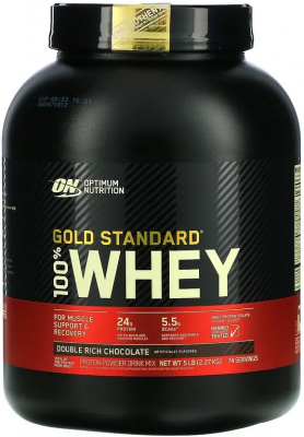 Протеин 100% Whey Gold Standard Двойной шоколад 2.27кг фото 1