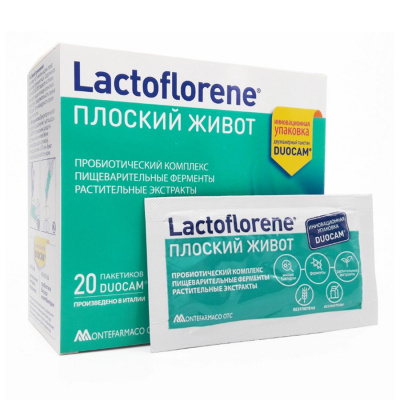 Биологически активная добавка Lactoflorene Плоский живот, 20 пакетиков фото 1