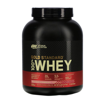Протеин 100% Whey Gold Standard Клубника 2.27кг фото 0